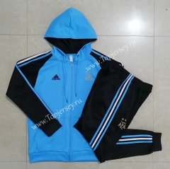 2022-2023 Argentina Light Blue Thailand Soccer Jacket Uniform With Hat-815