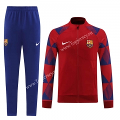 2022-2023 Barcelona Red Thailand Soccer Jacket Uniform-LH