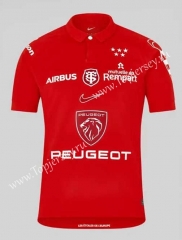 2022-2023 Champions Version Toulouse Red Thailand Rugby Shirt