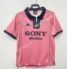 Retro Version 97-98 Juventus Away Pink Thailand Soccer Jersey AAA-811