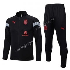 2022-2023 AC Milan Black Thailand Soccer Jacket Uniform-815
