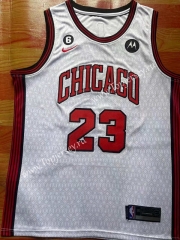 2022-2023 City Edition Chicago Bulls White #23 NBA Jersey-1308