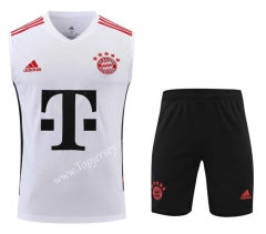 2022-2023 Bayern München White Thailand Soccer Vest Uniform-418