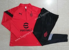 2022-2023 AC Milan Red Thailand Soccer Tracksuit-815
