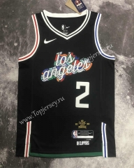 2022-2023 City Edition Los Angeles Clippers Black #2 NBA Jersey-311
