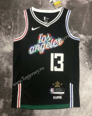 2022-2023 City Edition Los Angeles Clippers Black #13 NBA Jersey-311