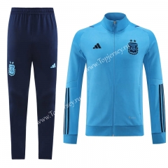 2022-2023 Argentina Blue Thailand Soccer Jacket Uniform-LH