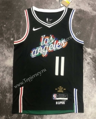 2022-2023 City Edition Los Angeles Clippers Black #11 NBA Jersey-311