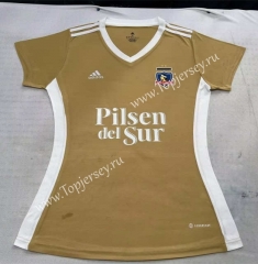 2022-2023 Colo-Colo 2nd Away Yellow Women Thailand Soccer Jersey AAA-6032