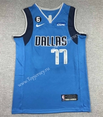 2022-2023 Dallas Mavericks Blue #77 NBA Jersey-1380
