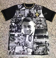 Commemorative Edition PELE Brazil Black Thailand Soccer Jersey AAA-2851