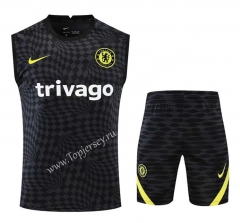 2022-2023 Chelsea Black Thailand Soccer Vest Uniform-418