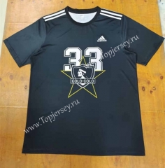 Champions Colo-Colo Black Thailand Training Soccer Jersey AAA-HR