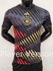 Player Version 2022-2023 Germany Red&Black Thailand Training Soccer Jersey AAA
