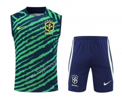 2022-2023 Brazil Green Thailand Soccer Vest Uniform-418