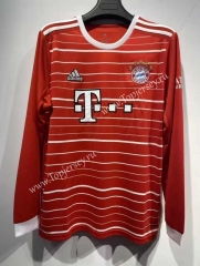 2022-2023 Bayern München Home Red LS Thailand Soccer Jersey AAA-9268