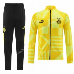 2022-2023 Borussia Dortmund Yellow Thailand Soccer Jacket Uniform-LH