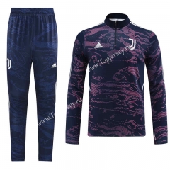 2022-2023 Juventus Purple&Black Thailand Soccer Tracksuit-LH