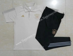 2022-2023 Germany Beige Thailand Polo Uniform-815
