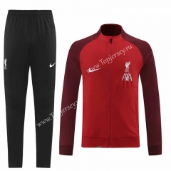2022-2023 Liverpool Maroon Thailand Soccer Jacket Uniform-LH