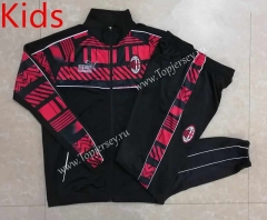 2022-2023 AC Milan Black Kids/Youth Soccer Jacket Uniform-815