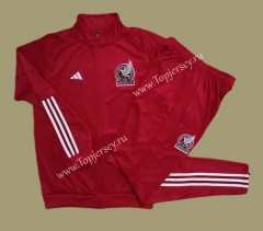 2022-2023 Mexico Red Thailand Soccer Jacket Unifrom-815