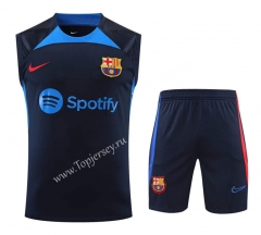 2022-2023 Barcelona Royal Blue Thailand Soccer Vest Uniform-418