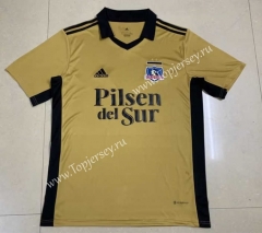 2022-2023 Colo-Colo 2nd Away Khaki Thailand Soccer Jersey AAA-HR