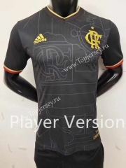 Player Version 2022-2023 Champion Flamengo Black Thailand Soccer Jersey AAA