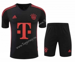 2022-2023 Bayern München Black Thailand Training Soccer Uniform-418