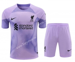 2022-2023 Liverpool Goalkeeper Purple Thailand Soccer Uniform-418