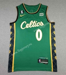2022-2023 City Edition Boston Celtics Green #0 NBA Jersey-1380