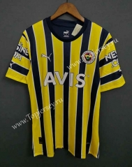 2022-2023 Fenerbahçe Home Yellow Thailand Soccer Jersey AAA-9171