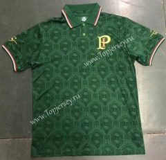 2022-2023 SE Palmeiras Green Thailand Polo Shirt