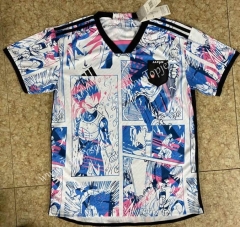 2022-2023 Anime Version  Japan Blue&White Thailand Soccer Jersey AAA