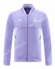2022-2023 Real Madrid Light Purple Thailand Soccer Jacket-LH