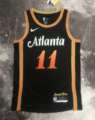 2022-2023 City Edition Atlanta Hawks Black #11 NBA Jersey-311