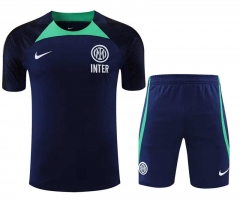2022-2023 Inter Milan Royal Blue Thailand Training Soccer Uniform-418
