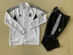 2022-2023 Real Madrid White Thailand Soccer Jacket Uniform-GDP