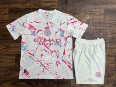 2022-2023 Special Version Manchester City White Soccer Uniform-709