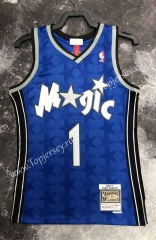 Retro Version 1995 Orlando Magic Blue #1 NBA Jersey-311