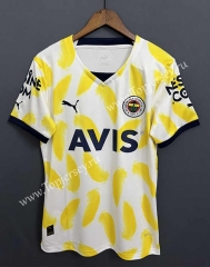 2022-2023 Fenerbahçe Away Yellow&White Thailand Soccer Jersey AAA-9171
