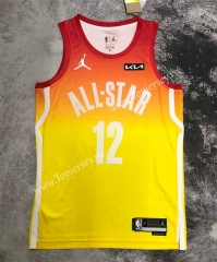 2023 All Stars Yellow&Red #12 NBA Jersey-311