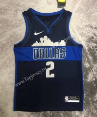 Snow Edition Dallas Mavericks Royal Blue #2 NBA Jersey-311