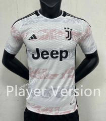 Player Version 2023-2024 Juventus Home White Thailand Soccer Jersey AAA-888