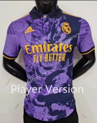 Player Version 2023-2024 Real Madrid Purple Thailand Soccer Jersey AAA