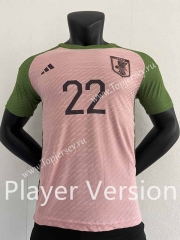 Player Version 2022-2023 Special Version Japan Pink #22 Thailand Soccer Jersey AAA-2016