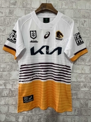 2022-2023 Mustang Away White Thailand Rugby Shirt