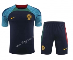 2022-2023 Portugal Royal Blue Thailand Training Uniform-418