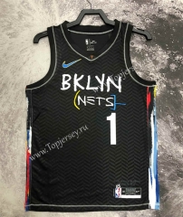 Brooklyn Nets Black #1 NBA Jersey-311